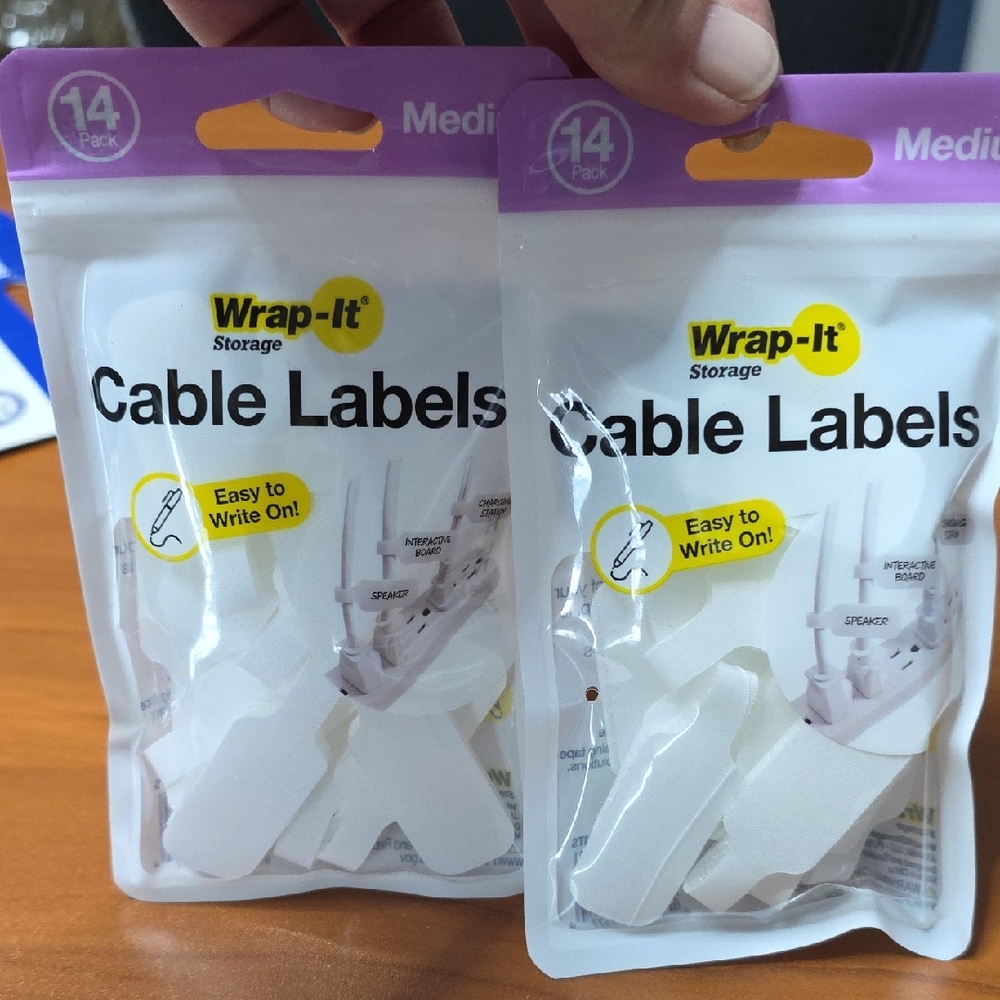 Cable Labels - White
